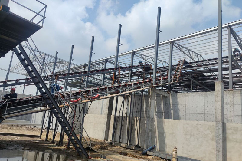 多臺高精度電子皮帶秤在新型建材行業(yè)調(diào)試完成，適應(yīng)能力更強！